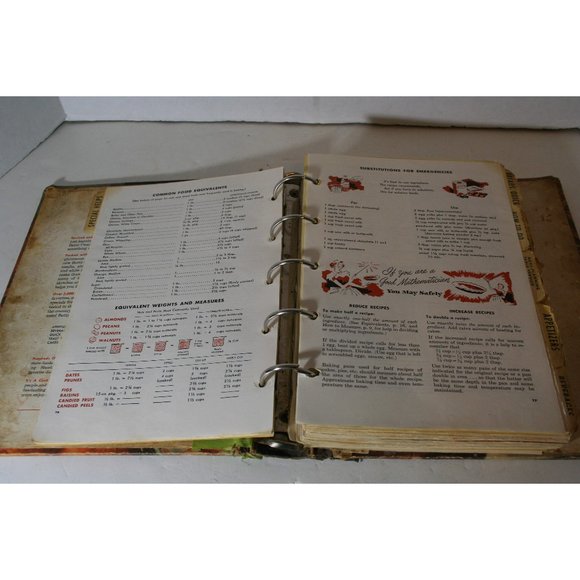 Vintage Betty Crocker Picture Cook Book ~~ 5 Ring Hardcover Binder ~ 1958 - Picture 7 of 7